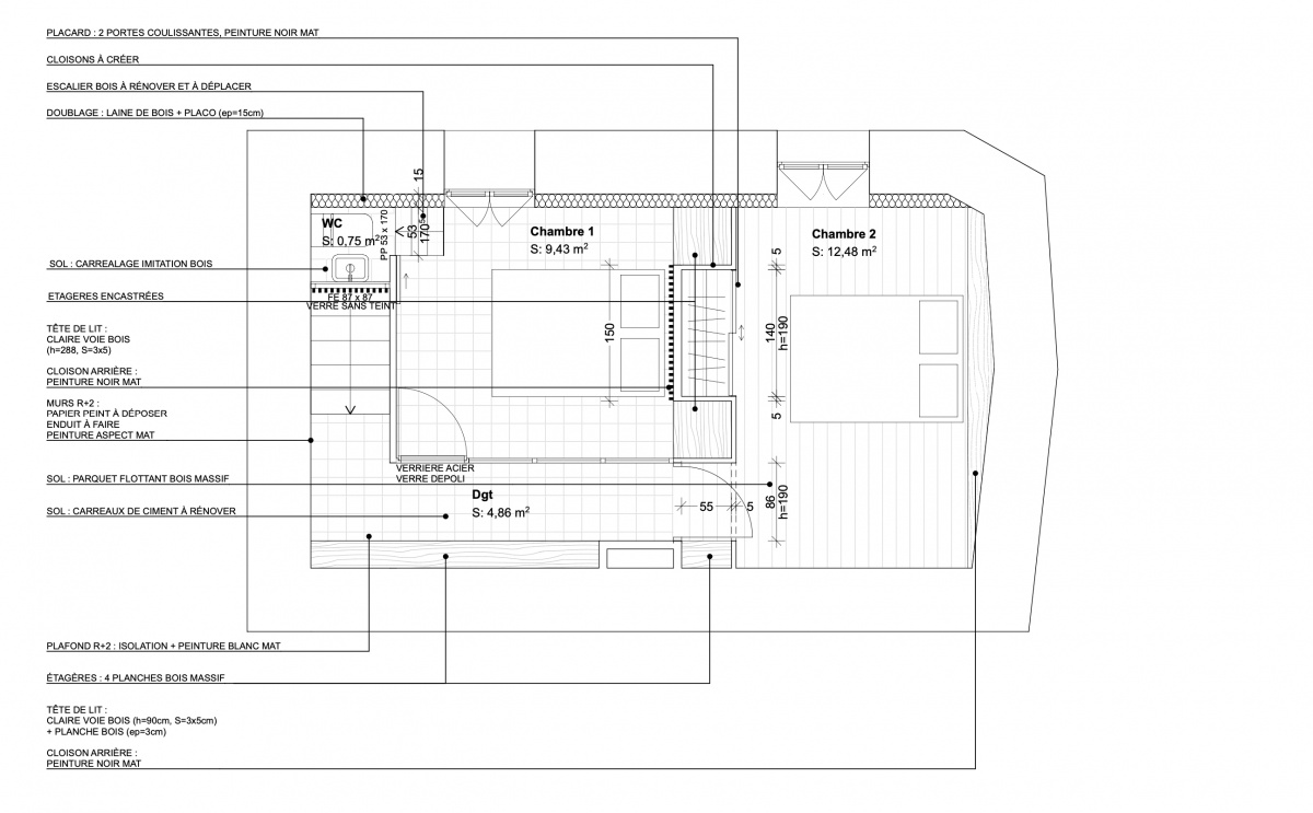 Maison TR : Architecture Intrieure : PLAN