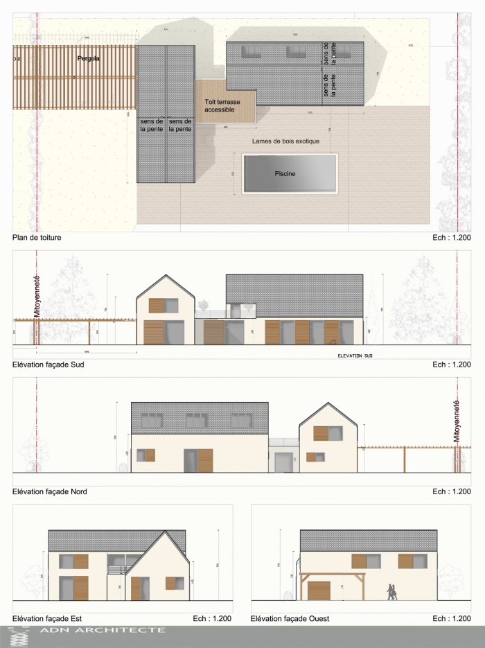 REHABILITATION D'UNE DISCOTHEQUE EN 2 MAISONS INDIVIDUELLES : maison 2